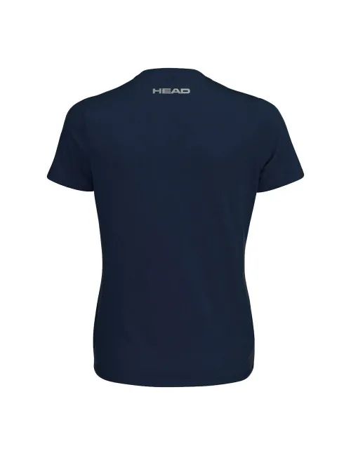 Camiseta Head Club Lucy Azul Oscuro Mujer | Ofertas de pádel